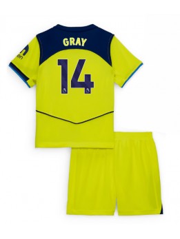 Billige Tottenham Hotspur Archie Gray #14 Tredjedraktsett Barn 2025-26 Kortermet (+ Korte bukser)